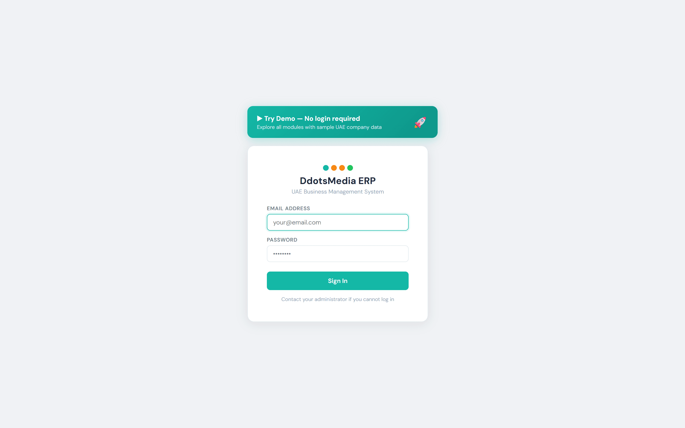 ERP Systems — live project